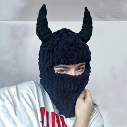 Halloween Knitted Balaclava